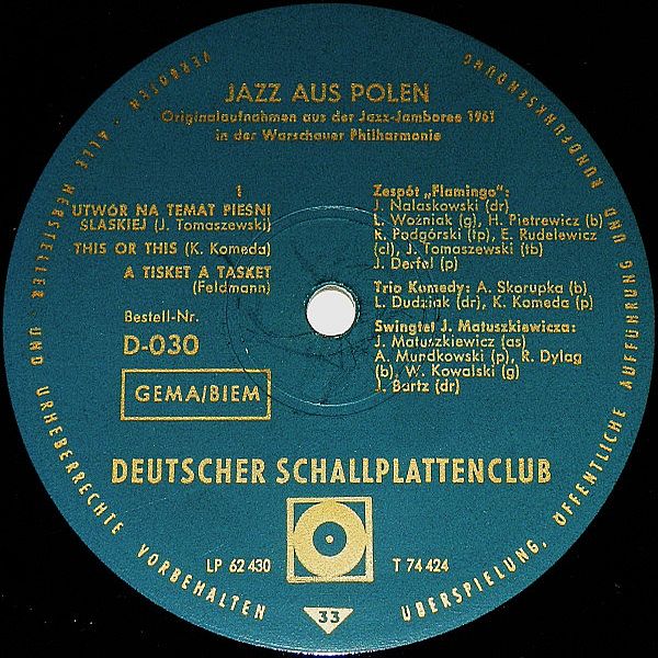 https://www.discogs.com/release/5282309-Various-Jazz-Aus-Polen-Originalaufnahmen-Aus-Der-Jazz-Jamboree-1961-In-Der-Warschauer-Philharmonie