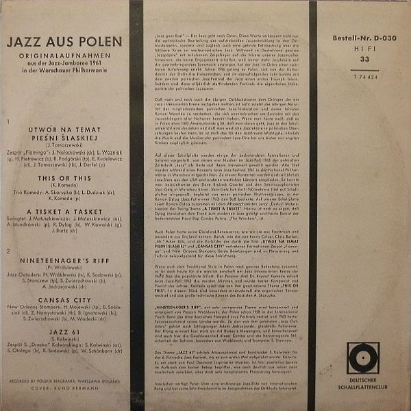 https://www.discogs.com/release/5282309-Various-Jazz-Aus-Polen-Originalaufnahmen-Aus-Der-Jazz-Jamboree-1961-In-Der-Warschauer-Philharmonie