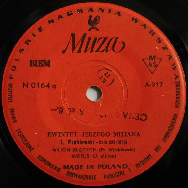 https://www.discogs.com/release/1754331-Kwintet-Jerzego-Miliana-J-Wr%C3%B3blewski-Milion-Z%C5%82otych