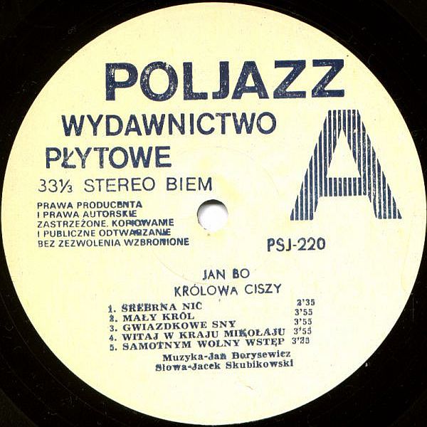 https://www.discogs.com/release/1101327-Jan-Bo-Kr%C3%B3lowa-Ciszy